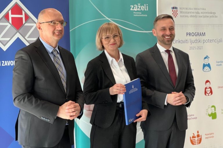 Ugovor za provedbu projekta ZAŽELI-PREVENCIJA INSTITUCIONALIZACIJE