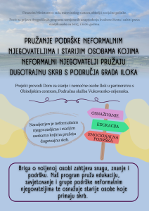 Letak - Neformalni njegovatelji - prva godina